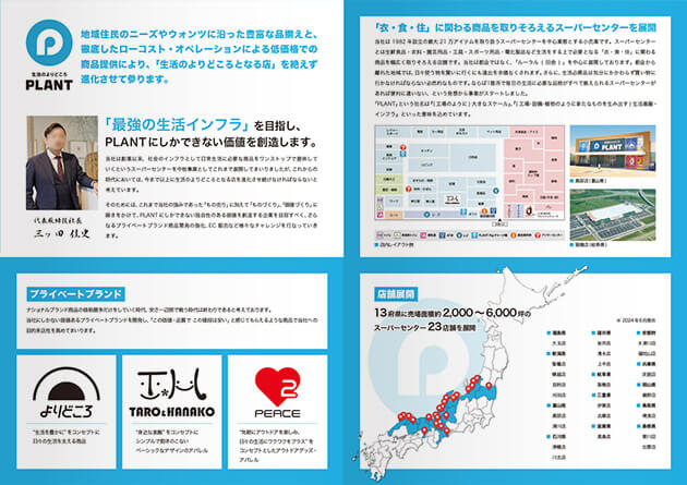 4ページ 会社案内 中ページ